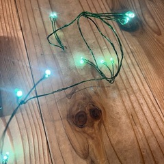 イルミネーションライト　20球✖️2個アイスブルー　シャンパンゴールド　屋外OK　の画像