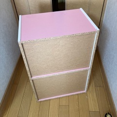 カラーボックス2段　の画像