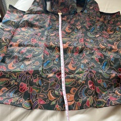 バティック柄　エコバッグ　2点の画像