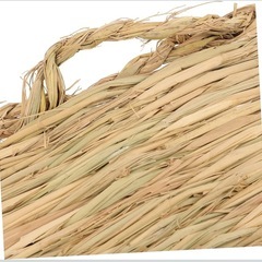 鶏の巣マット 草クッション 鶏用巣箱パッド 40cm×28cm 小動物用寝床 ハムスター ウサギ チンチラ向け 屋内ケージ用通気性パッドの画像