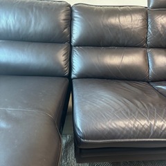 リビング用L字型ソファの画像