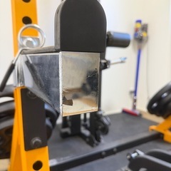 【引き取り限定】POWERTEC マルチハーフラック一式＋プレート125kg＋可変ダンベルの画像