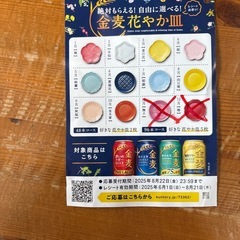 金麦　花やか皿　10まいの画像