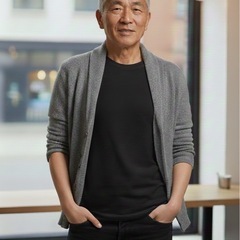 メンズ　カーディガンの画像