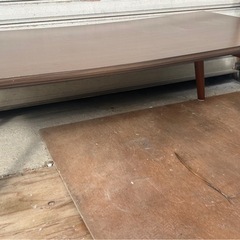 ニトリ　シェリル2　折りたたみテーブル　ブラウン　の画像