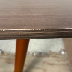 ニトリ　シェリル2　折りたたみテーブル　ブラウン　の画像