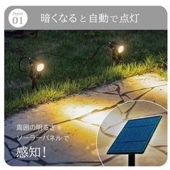 ガーデンソーラーライトの画像