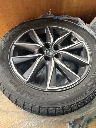 MAZDA/19インチ/アイスガード/中古/即決/cx-5/純正/ホイール/４本/一本タイヤNG