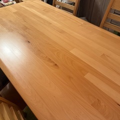 【30,000円/先着優先】⑥ダイニングテーブルセット,椅子4脚付,ニトリの画像