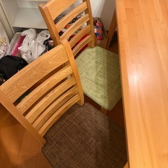 【30,000円/先着優先】⑥ダイニングテーブルセット,椅子4脚付,ニトリの画像