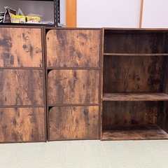 ニトリカラーボックス3つセットの画像