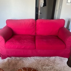 IKEA二人掛けソファー（年始には破棄する予定です）の画像