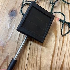 イルミネーションライト　30球　ソーラーパネル付き　屋外の画像