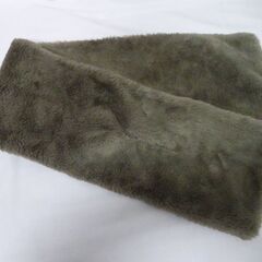 ( E-134 )ティペット ３つセット まとめて まとめ売り ネイビー ピンク ブラウン フェイクファー ふわふわ なめらか マフラー 中古の画像