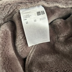 ユニクロ　ムートンタッチコート　Lサイズの画像