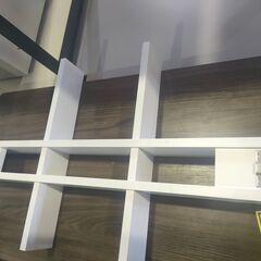 【ジャングル和泉大型良品館】壁掛け　ラック　棚　収納　飾り　インテリア　ホワイト【R502】の画像
