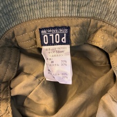 POLO ハットの画像
