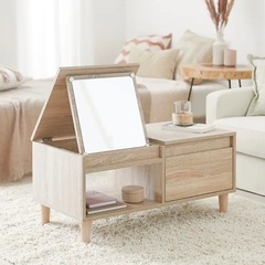 ドレッサーと収納引き出し付きローテーブル　の画像