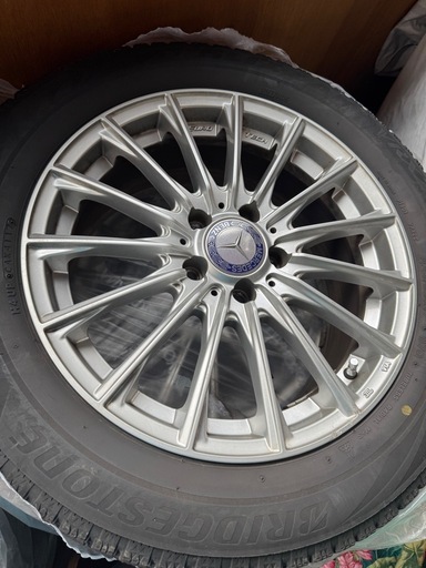 Mercedes /17インチ/ホイール/ブリジストン/スタッドレス/即決/ベンツ/Eクラス/純正/中古/４本