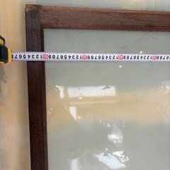 アンティーク　すれ違い引き戸　二枚セット　ドア　の画像