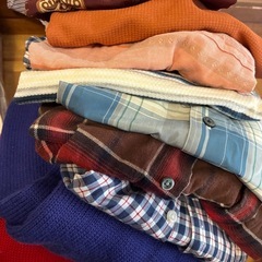 メンズ衣料まとめて　新品の形態安定シャツの画像