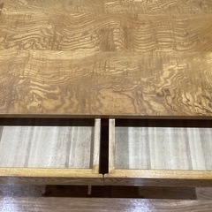 脇机　楢材中杢仕上げ【町田市再生家具】252735の画像