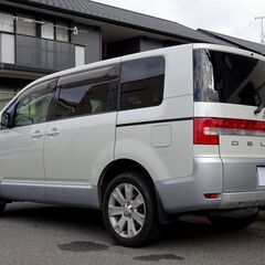 即乗りＯＫ 28年式 デリカD5 4WD クリーンディーゼルターボ ナビ フルセグTV Bluetooth フリップダウンモニター バックモニター 両側パワスラ スマートキー シートヒ－ター クルコン HID ETCの画像