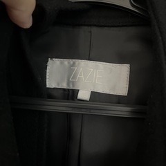 【レディース】 コート　黒 ZAZIE ベルト付きの画像