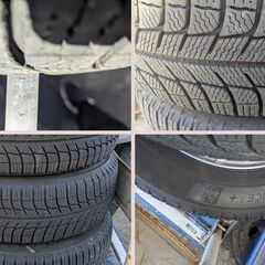195/65　R15 スタッドレス ミシュラン X-ICE3+ 15インチ　PCD114.3　18年製　TOPRUN トップラン　5穴　冬タイヤ②の画像