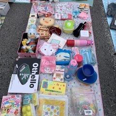 フリーマーケット開催中の画像