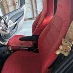 スマート451のシートカバー（赤）アマゾンにて２年ほど前に¥37.089-にて購入しました。 スマート450 451 453フォーツー用 2004-2024(赤)の画像