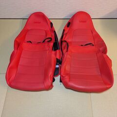 スマート451のシートカバー（赤）アマゾンにて２年ほど前に¥37.089-にて購入しました。 スマート450 451 453フォーツー用 2004-2024(赤)の画像