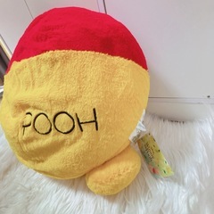 ★03.ぬいぐるみ　くまのプーさん　BIGクッションの画像
