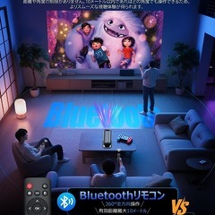 プロジェクター⭐️家庭用Android TV12.0搭載 4K対応 270°回転の画像