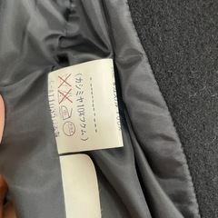 カシミヤ10%含む コート ブラックの画像