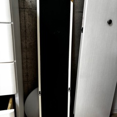 全身鏡　全長約123cm ホワイト　※12/24処分（削除）の画像