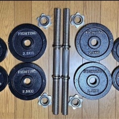 【値段交渉可能】ベンチ、ベンチラック、シャフト、懸垂用ベルトの画像