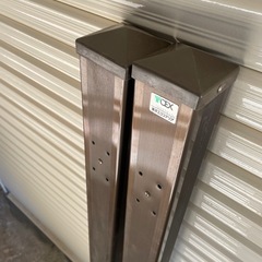 アルミ製　未使用　門扉　柱の画像