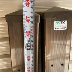 アルミ製　未使用　門扉　柱の画像