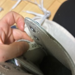 20センチフィギュアスケート靴の画像