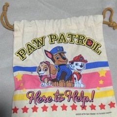 パウパトロール 巾着の画像