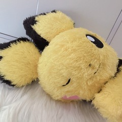 ★09.ぬいぐるみ　ピチュー　寝そべり ポケモン ポケットモンスターの画像