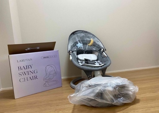 LARUTAN バウンサー 最新 グレー 電動バウンサーのおすすめ人気