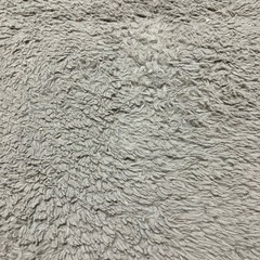 美品　ニトリ　アクセントラグ  円形　カーペット　ウサギS2の画像