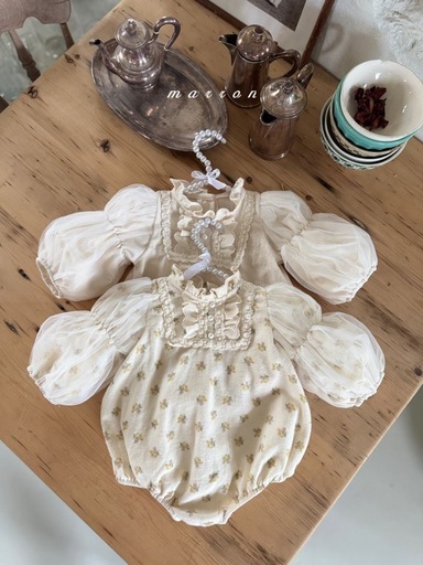 新品　marron  ロンパース　韓国子供服
