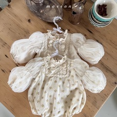 新品　marron  ロンパース　韓国子供服の画像