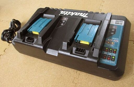 マキタ 2口急速充電器 DC18RD 7.2-18V用 2本同時充電可能 makita バッテリー用 14.4V 札幌市北区屯田