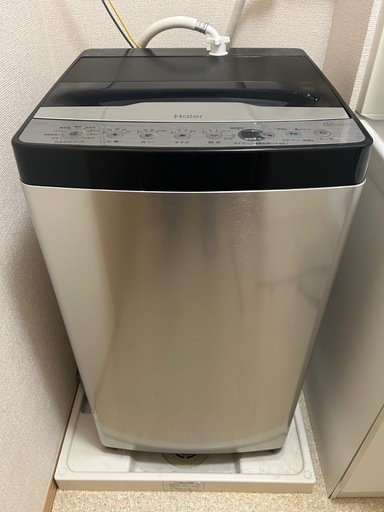 全自動洗濯機 アーバンカフェシリーズ 洗濯5.5kg 低騒音タイプ　JW-XP2CD55F-XK ステンレスブラック
