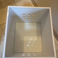 2　LEKMAN IKEA イケヤ 収納ボックス ホワイトの画像