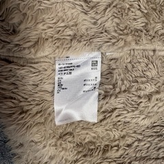 ユニクロ  ボアパーカー  130サイズの画像